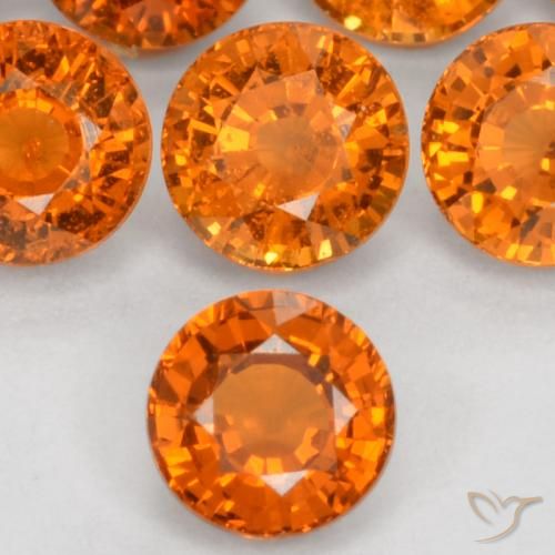 0.51ct Naturel Orange moyen Grenat Spessartite, Tour, VS
