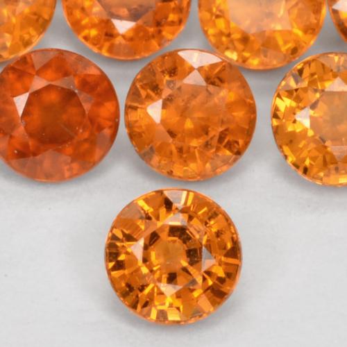 Grenat Spessartite Orange moyen naturelle Tour, 0.31 ct, VS