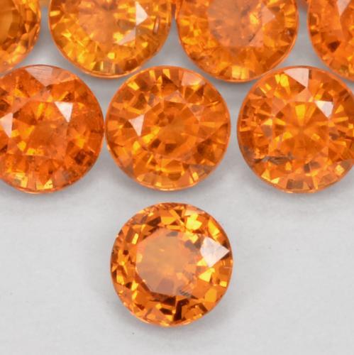 Grenat Spessartite Orange rougeâtre naturelle Tour, 0.26 ct, VS