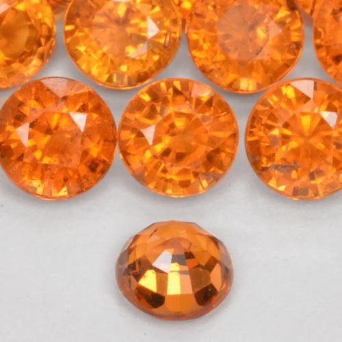 Grenat Spessartite Orange rougeâtre naturelle Tour, 0.26 ct, VS
