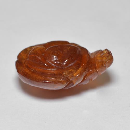 Grenat Spessartite Orange rougeâtre naturelle Taille Fleur, 13.11 ct, Translucide
