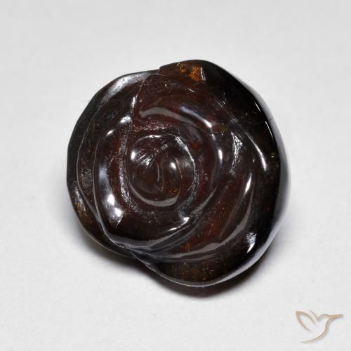 Grenat Spessartite Brun pécan naturelle Taille Fleur, 14.42 ct, Translucide