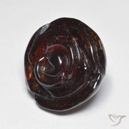 Grenat Spessartite Brun moyen-foncé naturelle Taille Fleur, 22.97 ct, Translucide