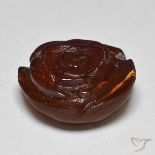 Grenat Spessartite Brun moyen-foncé naturelle Taille Fleur, 17.78 ct, Translucide