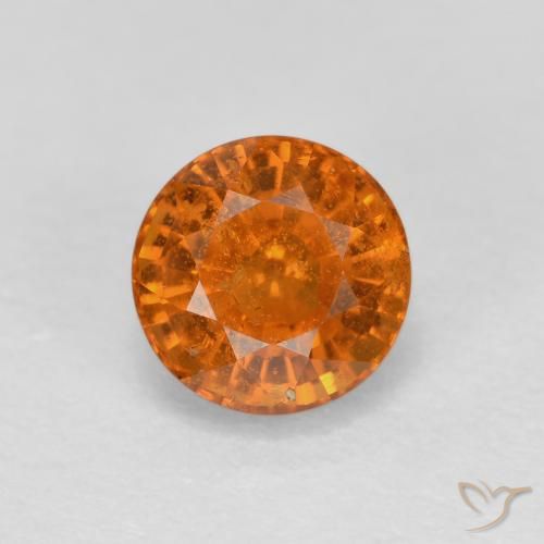 0.56ct Naturel Orange terreux Grenat Spessartite, Tour, VS-SI