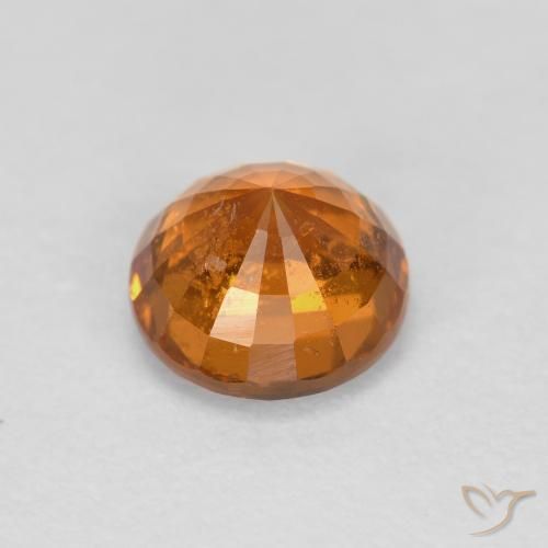 Grenat Spessartite Orange terreux naturelle Tour, 0.56 ct, VS-SI