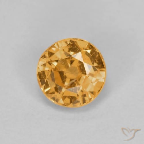 Grenat Spessartite Orange moyen naturelle Tour, 0.52 ct, VS