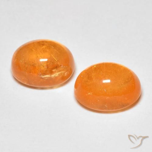 Achetez naturel 5.11ct Orange moyen Grenat Spessartite gems, Coupe ovale, En provenance Mozambique chez GemSelect. En stock, livraison internationale!