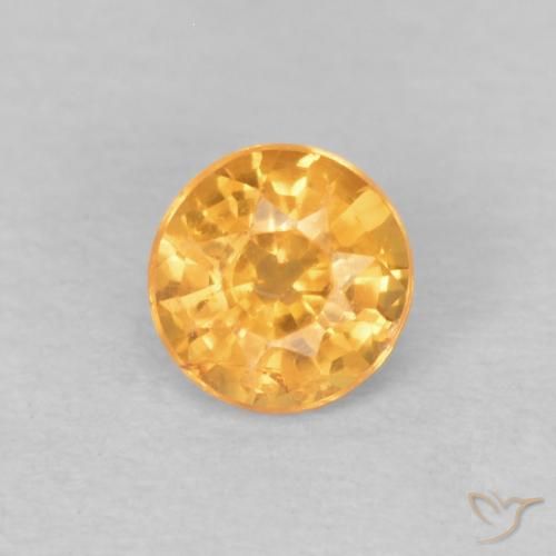 0.29ct Naturel Abricot orange Grenat Spessartite, Tour, VS