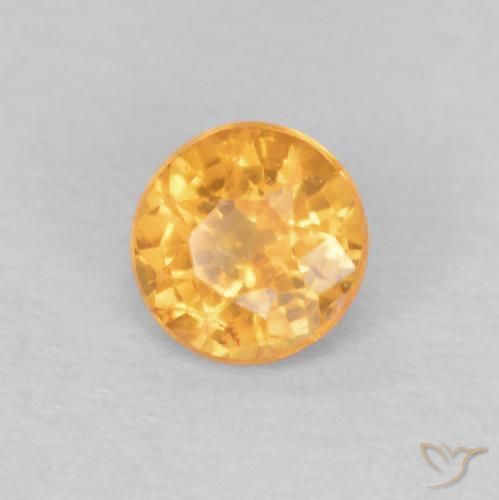 Grenat Spessartite Abricot orange naturelle Tour, 0.29 ct, VS