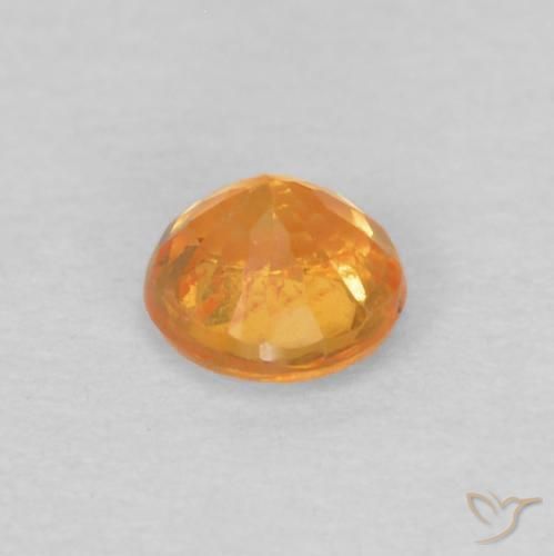 Grenat Spessartite Abricot orange naturelle Tour, 0.29 ct, VS