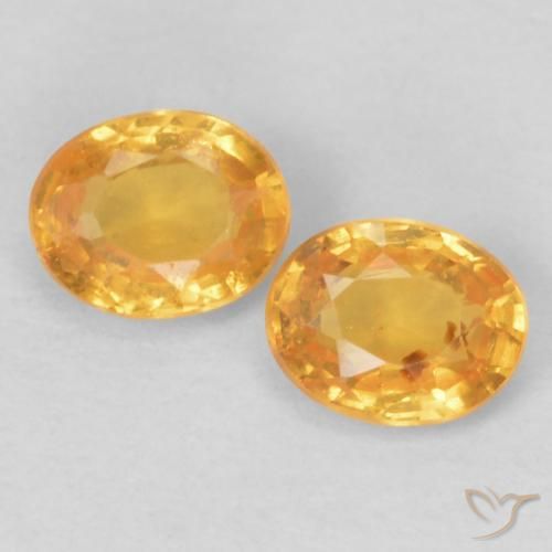 0.47ctw Naturel Orange intense Grenat Spessartite, ovale, VS