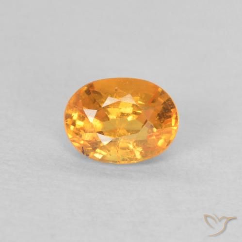 0.35ct Naturel Orange moyen Grenat Spessartite, ovale, VS