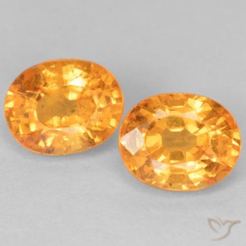 Achetez naturel 1.16ct Orange vif Grenat Spessartite gems, Coupe ovale, En provenance Mozambique chez GemSelect. En stock, livraison internationale!