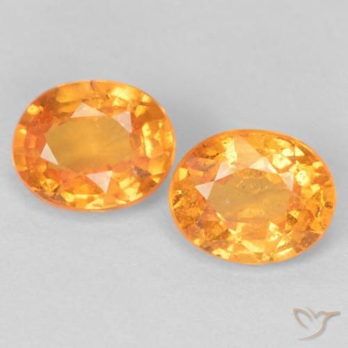 Shop natural 1.00ct Miel Orange Grenat Spessartite gems, ovale, from Mozambique at GemSelect. In stock, global shipping!