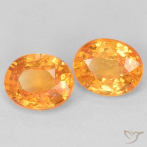 Shop natural 1.00ct Miel Orange Grenat Spessartite gems, ovale, from Mozambique at GemSelect. In stock, global shipping!
