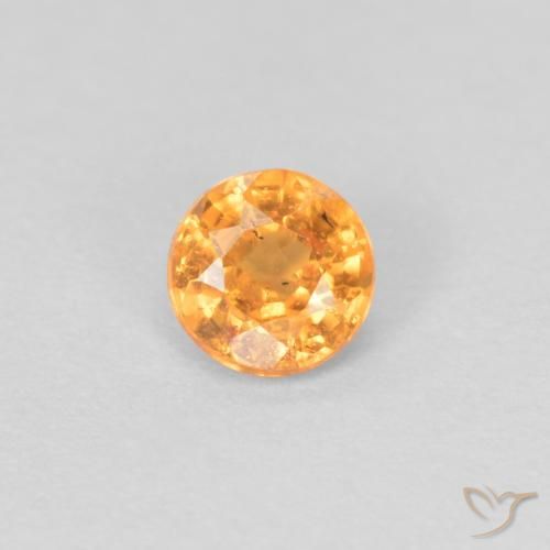 0.27ct Naturel Orange intense Grenat Spessartite, Tour, VS