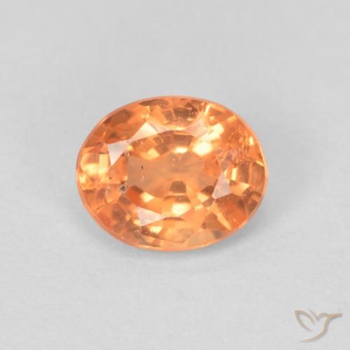0.54ct Naturel Orange moyen Grenat Spessartite, ovale, VS