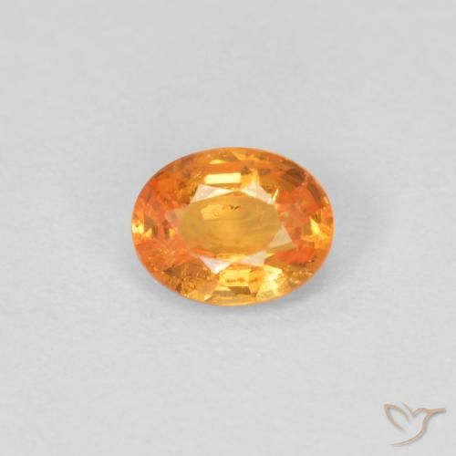 0.33ct Naturel Orange vif Grenat Spessartite, ovale, VS-SI
