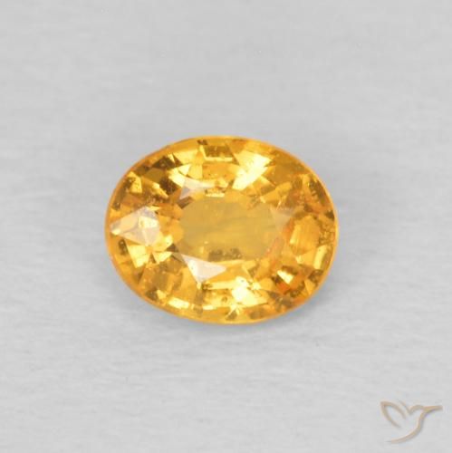 0.43ct Naturel Orange-or Grenat Spessartite, ovale, VS