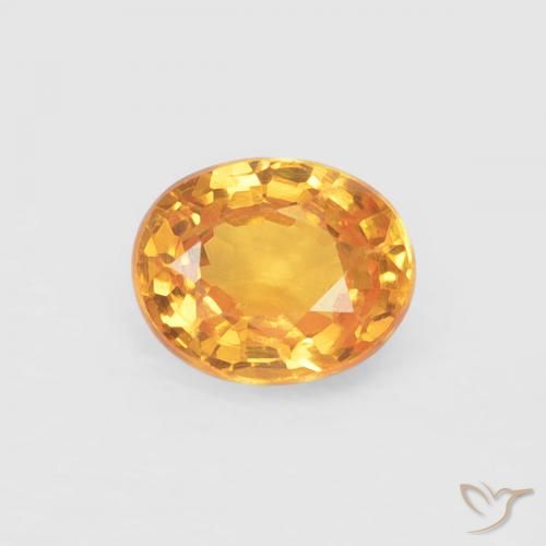 0.45ct Naturel Orange-or Grenat Spessartite, ovale, VS