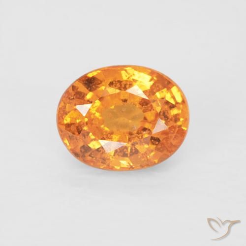 0.58ct Naturel Orange moyen Grenat Spessartite, ovale, VS