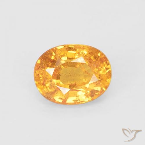 0.54ct Naturel Orange moyen Grenat Spessartite, ovale, VS