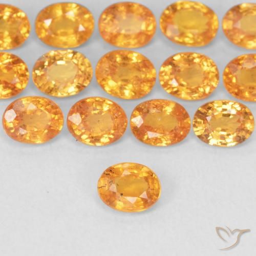 0.28ct Naturel Orange moyen Grenat Spessartite, ovale, VS