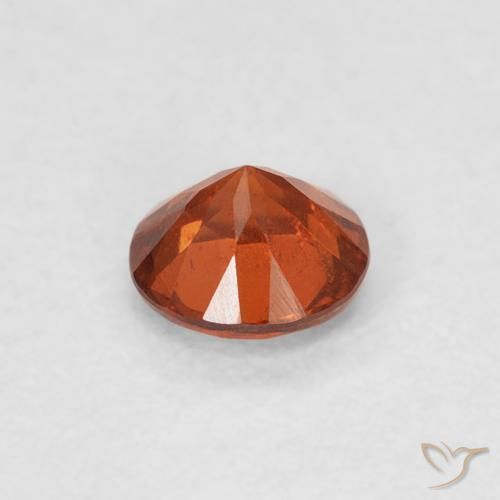 Grenat Spessartite Orange feu naturelle Tour, 0.39 ct, SI