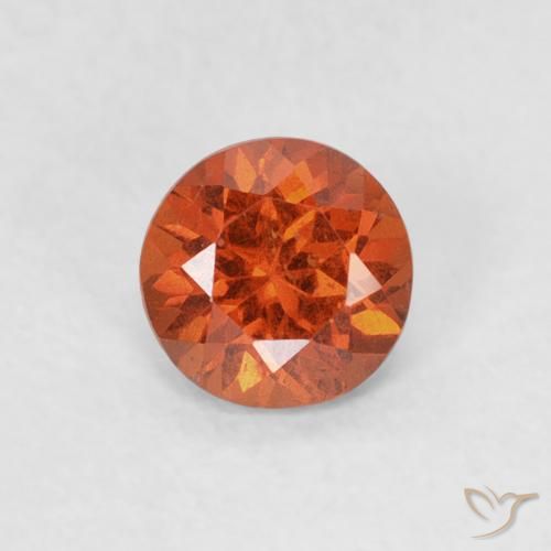 Grenat Spessartite Orange chaud naturelle Tour, 0.48 ct, SI