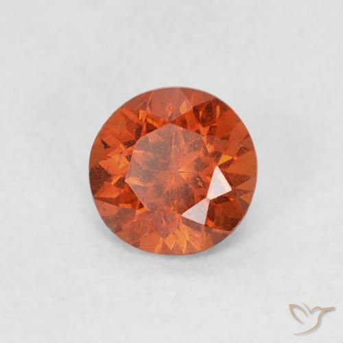 Grenat Spessartite Orange chaud naturelle Tour, 0.48 ct, SI