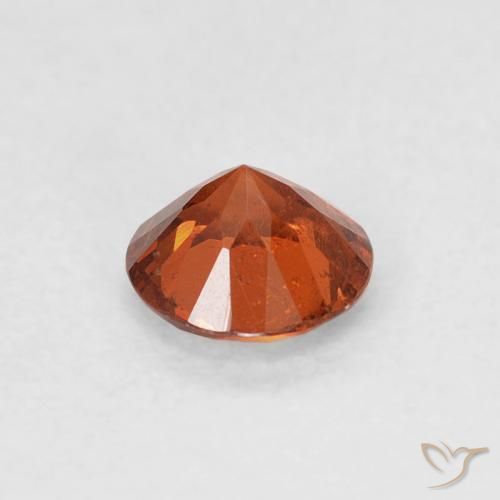 Grenat Spessartite Orange chaud naturelle Tour, 0.48 ct, SI