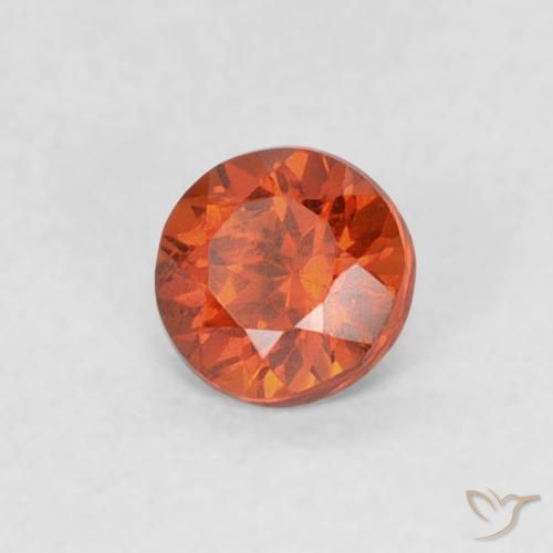 Grenat Spessartite Orange moyen naturelle Tour, 0.33 ct, SI