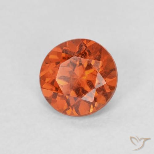 Grenat Spessartite Orange rougeâtre naturelle Tour, 0.65 ct, SI