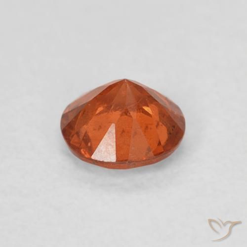 Grenat Spessartite Ambre orange naturelle Tour, 0.37 ct, SI
