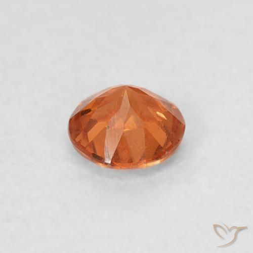 Grenat Spessartite Orange feu naturelle Tour, 0.23 ct, SI