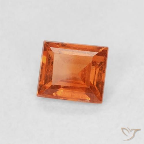Grenat Spessartite Orange moyen naturelle Baquette, 0.29 ct, SI
