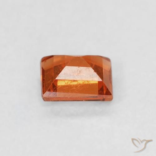 Grenat Spessartite Orange moyen naturelle Baquette, 0.29 ct, SI