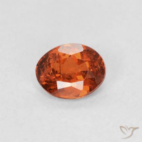 0.33ct Naturel Orange feu Grenat Spessartite, ovale, SI