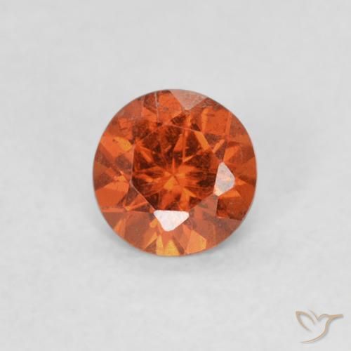0.34ct Naturel Orange moyen Grenat Spessartite, Tour, SI