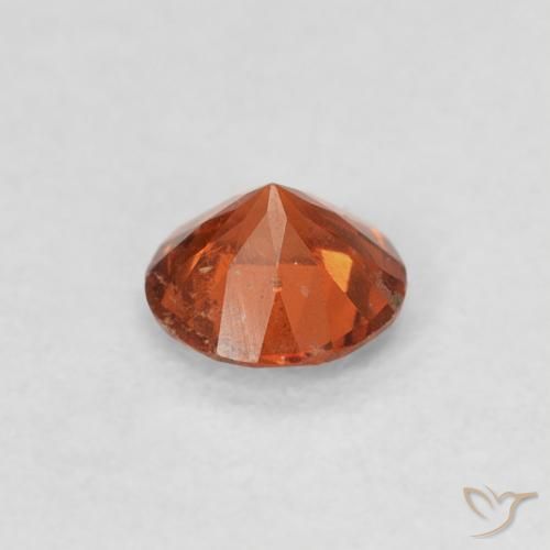 Grenat Spessartite Orange moyen naturelle Tour, 0.34 ct, SI