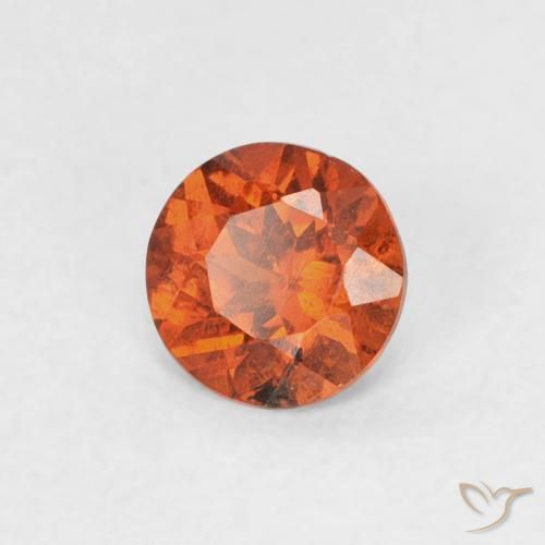 Grenat Spessartite Ambre orange naturelle Tour, 0.51 ct, SI