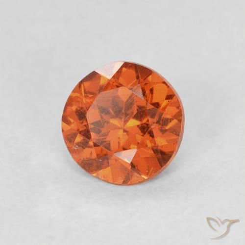 Grenat Spessartite Ambre orange naturelle Tour, 0.57 ct, SI