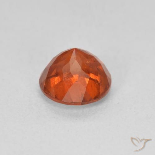 Grenat Spessartite Orange rougeâtre naturelle Tour, 1.57 ct, SI