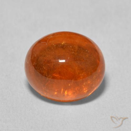 4.38ct Naturel Orange moyen Grenat Spessartite, ovale, Transparent