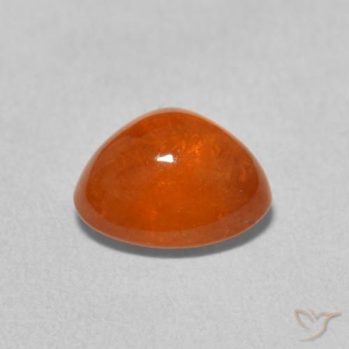 Grenat Spessartite Orange moyen naturelle En forme de poire, 3.14 ct, Transparent