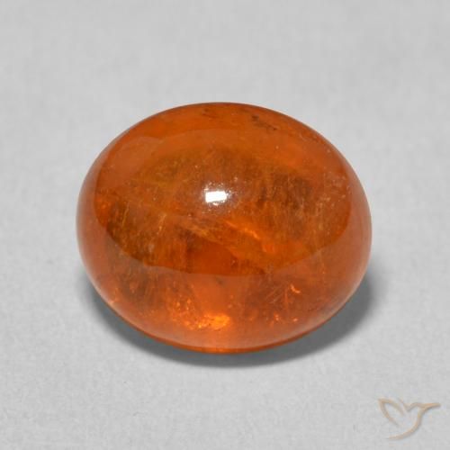 4.85ct Naturel Orange moyen Grenat Spessartite, ovale, Transparent