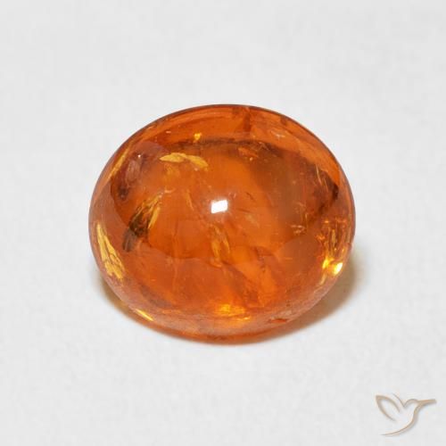 3.94ct Naturel Orange moyen Grenat Spessartite, ovale, Transparent