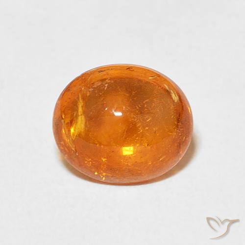 3.18ct Naturel Orange intense Grenat Spessartite, ovale, Transparent