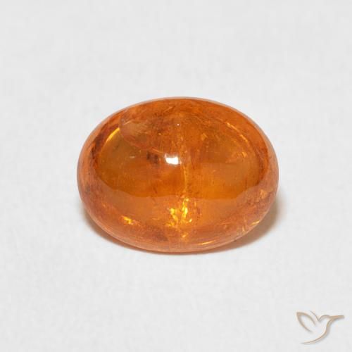 2.20ct Naturel Orange moyen Grenat Spessartite, ovale, Transparent